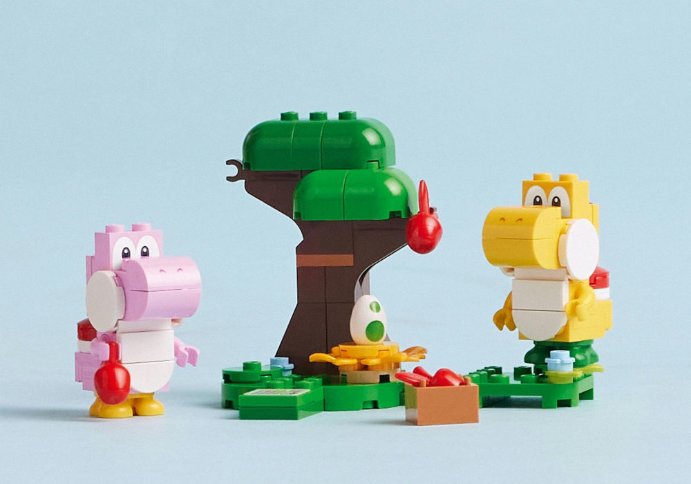 LEGO 71428 Super Mario Niezwykły las Yoshiego - zestaw rozszerzający zabawa edukacja rozwój wyposażenie kreatywność