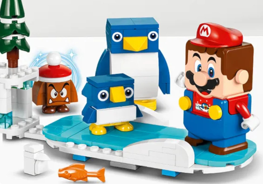 LEGO 71430 Super Mario Śniegowa przygoda penguinów - zestaw rozszerzający zabawa edukacja rozwój wyposażenie kreatywność