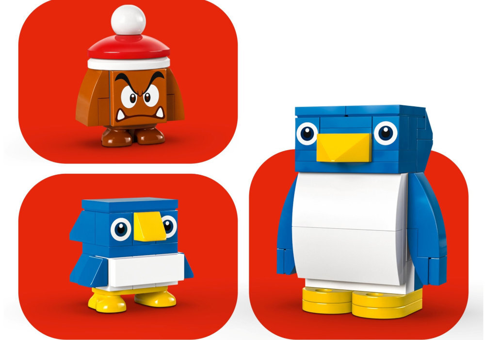 LEGO 71430 Super Mario Śniegowa przygoda penguinów - zestaw rozszerzający zabawa edukacja rozwój wyposażenie kreatywność