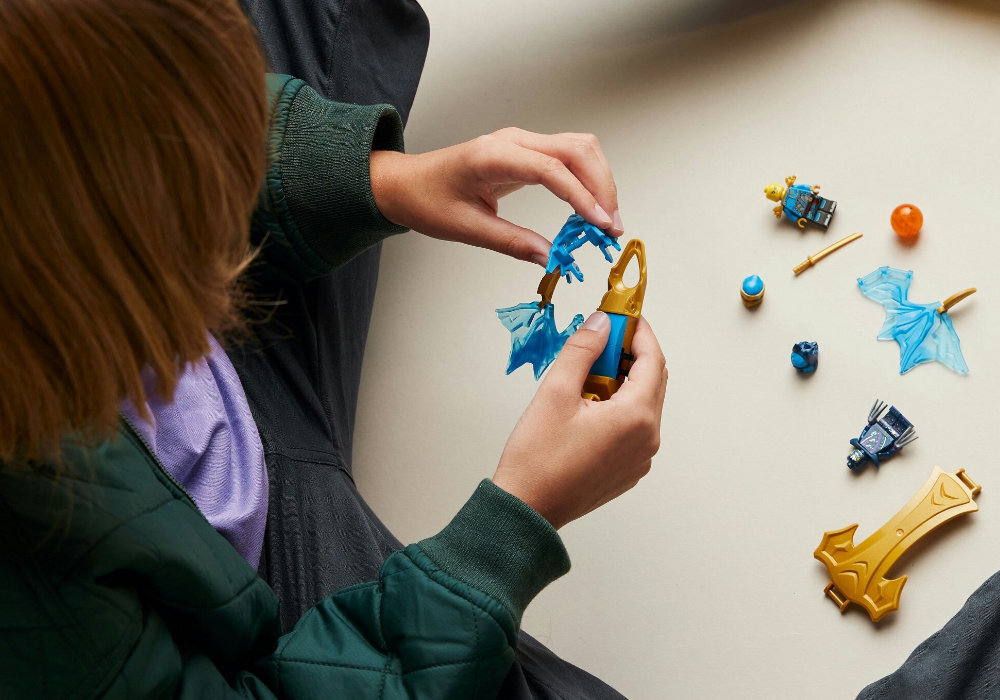LEGO 71802 NINJAGO Atak powstającego smoka Nyi zabawa edukacja rozwój wyposażenie kreatywność
