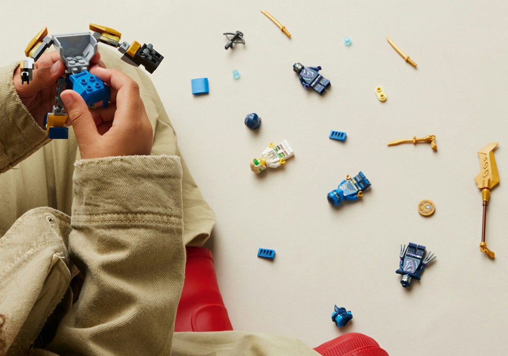 LEGO 71805 NINJAGO Zestaw bitewny z mechem Jaya zabawa edukacja rozwój wyposażenie kreatywność