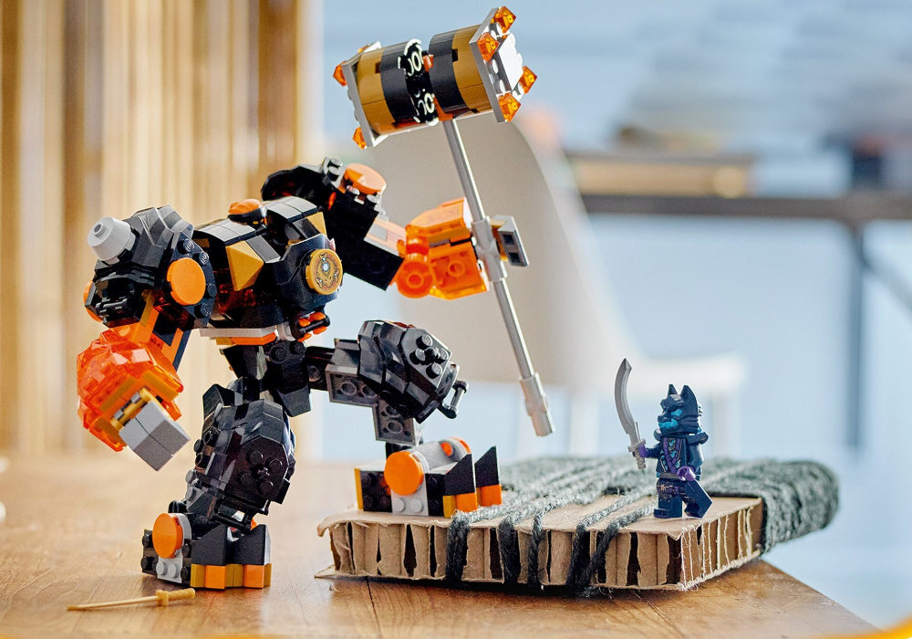 LEGO 71806 NINJAGO Mech żywiołu ziemi Cole’a zabawa edukacja rozwój wyposażenie kreatywność