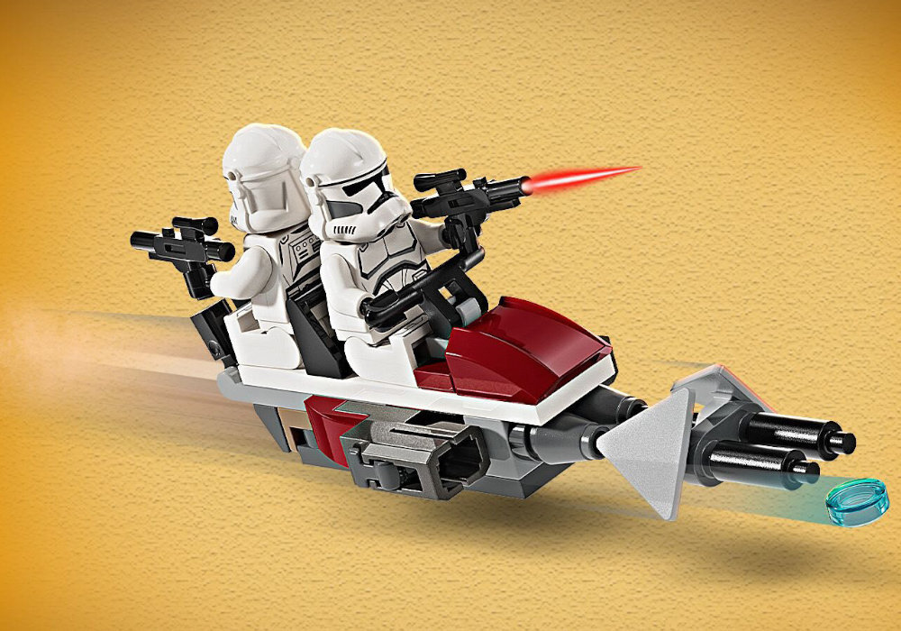 LEGO 75372 Star Wars Zestaw bitewny z żołnierzem armii klonów i droidem bojowym zabawa edukacja rozwój wyposażenie kreatywność
