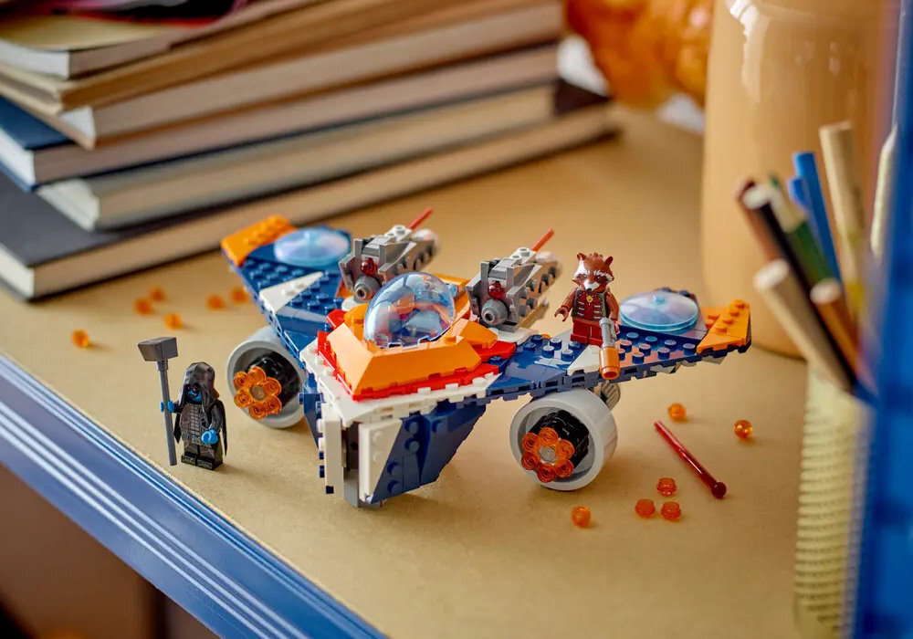 LEGO 76278 Marvel Warbird Rocketa vs. Ronan zabawa edukacja rozwój wyposażenie kreatywność