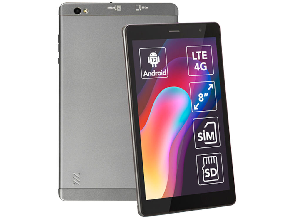 Tablet BLOW PlatinumTab 8 android 12 plynnosc uslugi google glosniki mikrofon