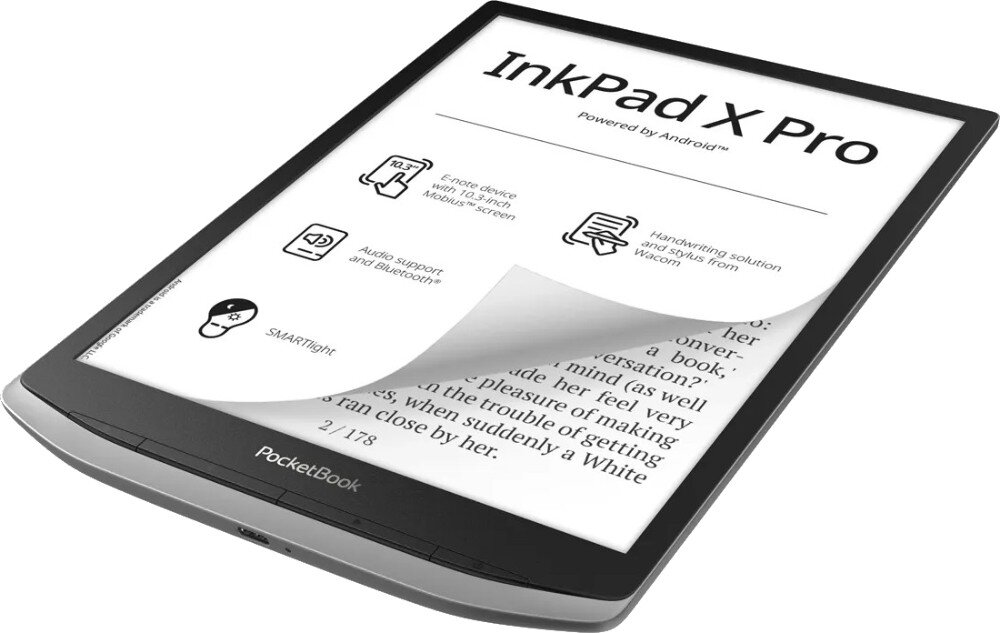 Czytnik e-booków POCKETBOOK 1040D InkPad X Pro procesor RAM łączność Wi-Fi Bluetooth