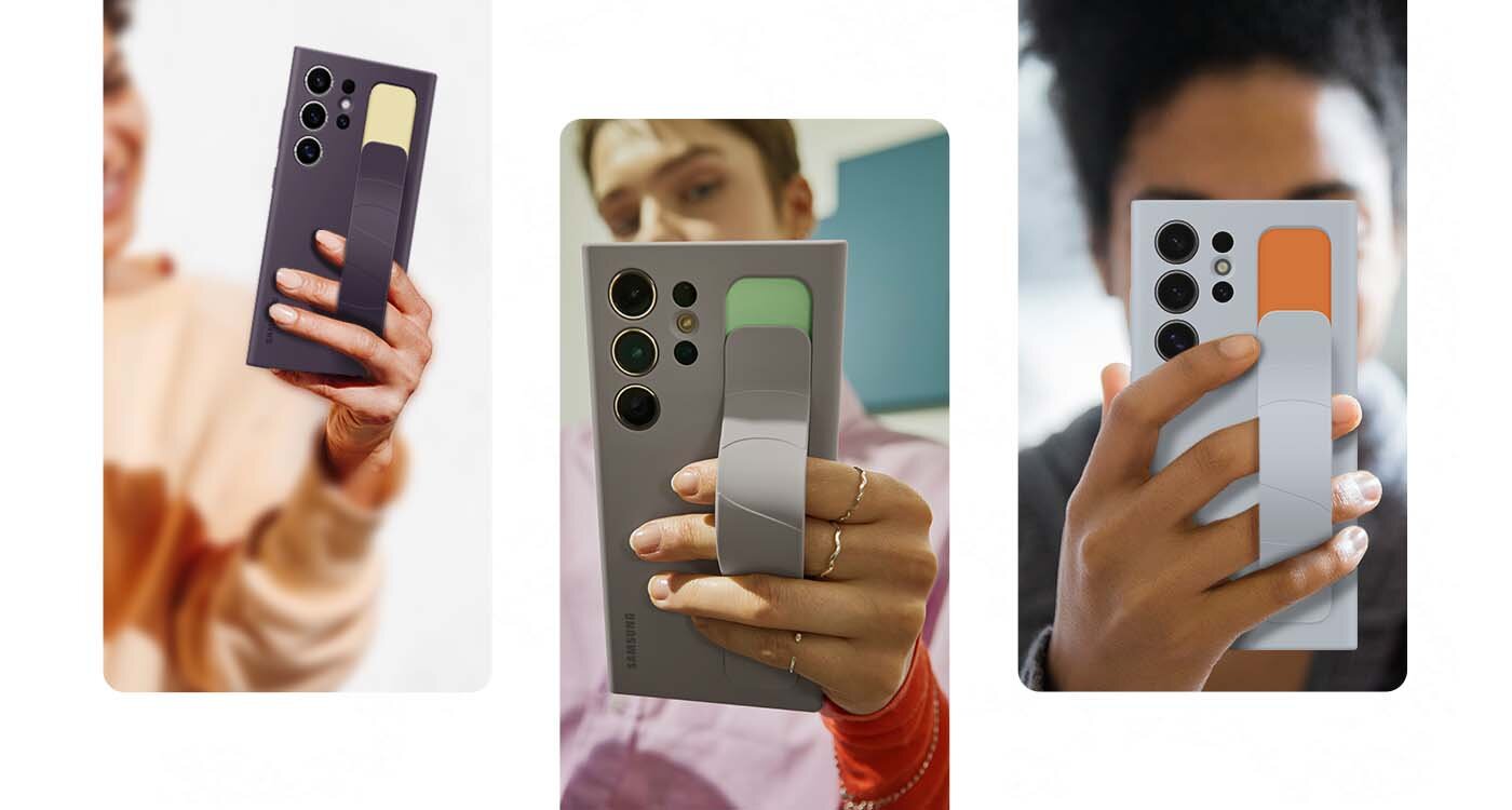 Etui standing grip case EF-GS928, EF-GS926, EF-GS921 do telefonów z serii Galaxy S24 dostępne w Media Expert