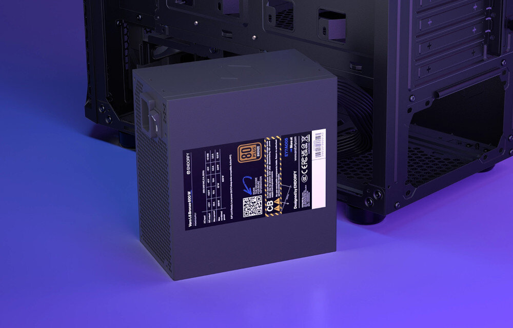 Komputer MAD DOG ENDORFY500AIR-I03DB32 i5-13400F 32GB RAM 1TB SSD GeForce RTX4060Ti/16 zasilacz moc prąd efektywność modularność