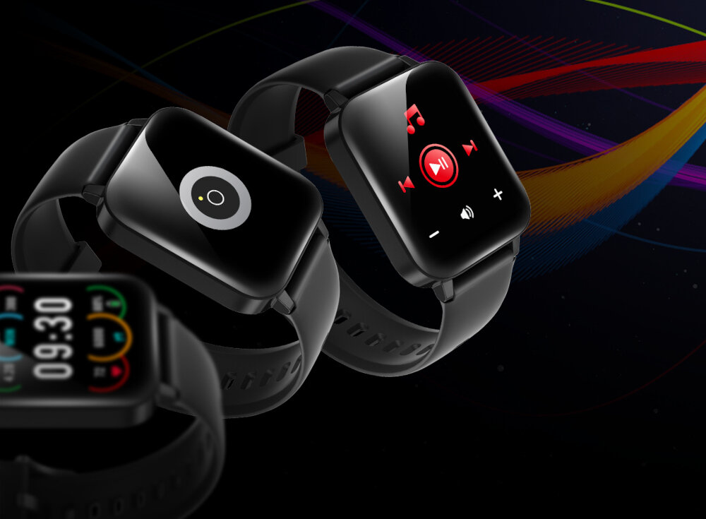Smartwatch XINJI Cobee C1 Smartwatch, ekran dotykowy, zdrowie, bateria, wodoodporność, motywacja, kontakt, trening, dostosowanie, funkcje dodatkowe