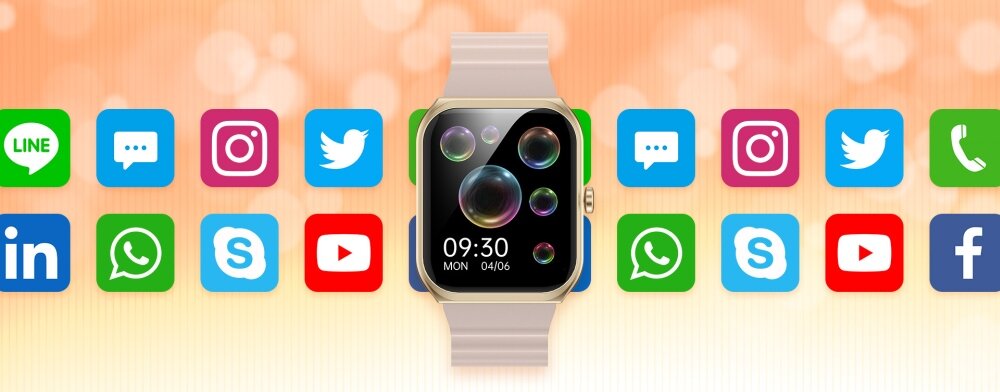 Smartwatch XINJI Cobee C1 Pros ekran bateria czujniki zdrowie sport pasek ładowanie pojemność rozdzielczość łączność sterowanie krew puls rozmowy smartfon aplikacja