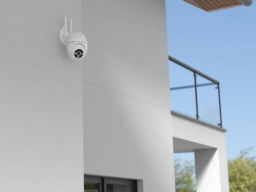 Kamera TESLA Outdoor PTZ TSL-CAM-PTZ100 współpracuje z systemami automatyki domowej, z każdego miejsca