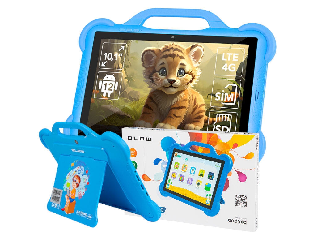 Tablet BLOW KidsTab 10 Niebieski procesor t606 8 rdzeni 4gb ram
