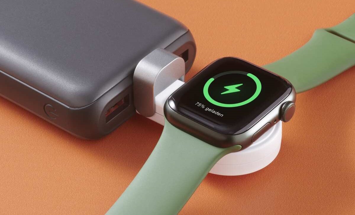 Ładowarka magnetyczna do Apple Watch z zintegrowanymi magnesami dla wydajnego ładowania Hama