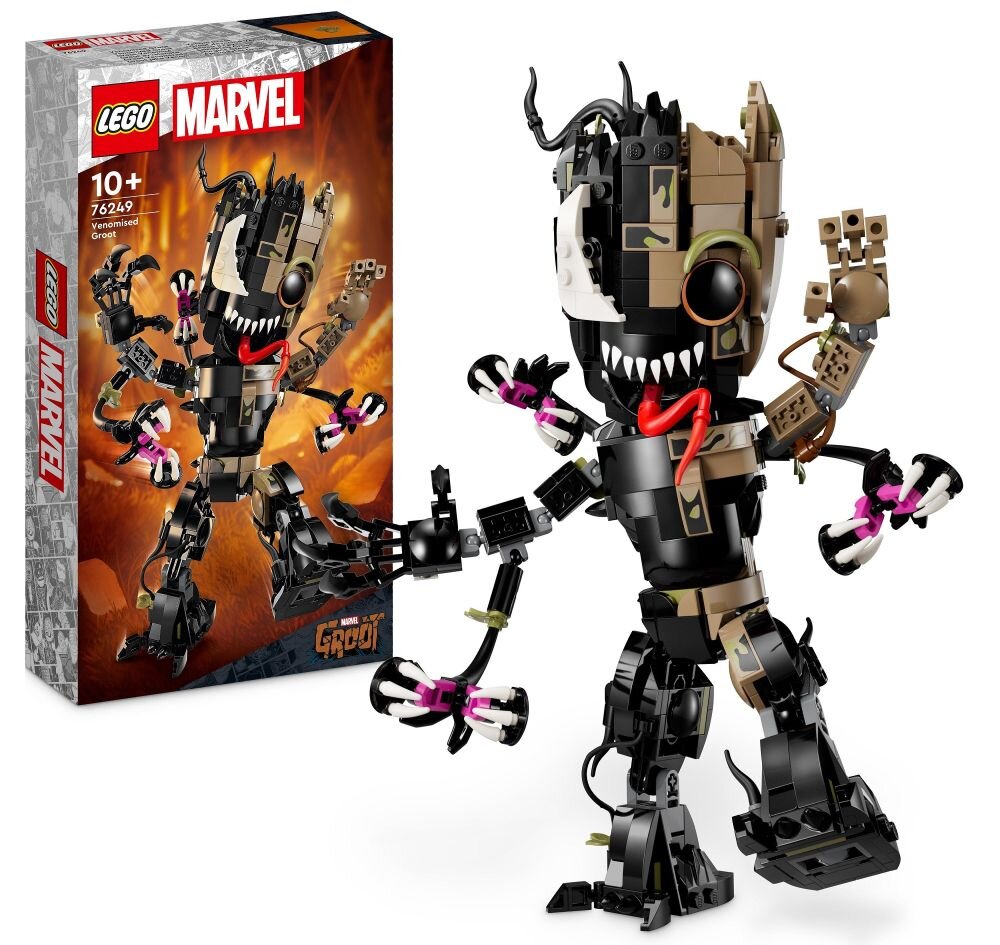  LEGO 76249 Marvel Groot jako Venom    klocki elementy zabawa łączenie figurki akcesoria figurka zestaw 