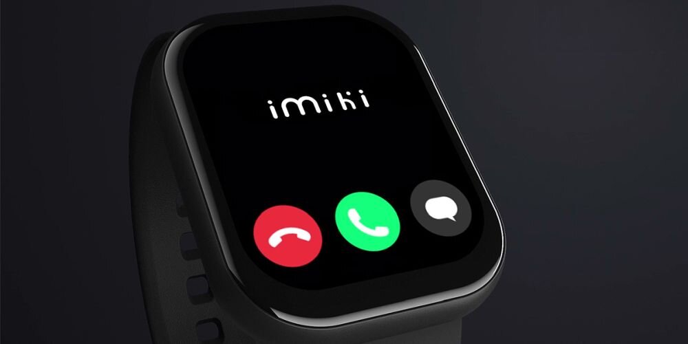 Smartwatch IMILAB SE1  ekran bateria czujniki zdrowie sport pasek ładowanie pojemność rozdzielczość łączność sterowanie krew puls rozmowy smartfon aplikacja 