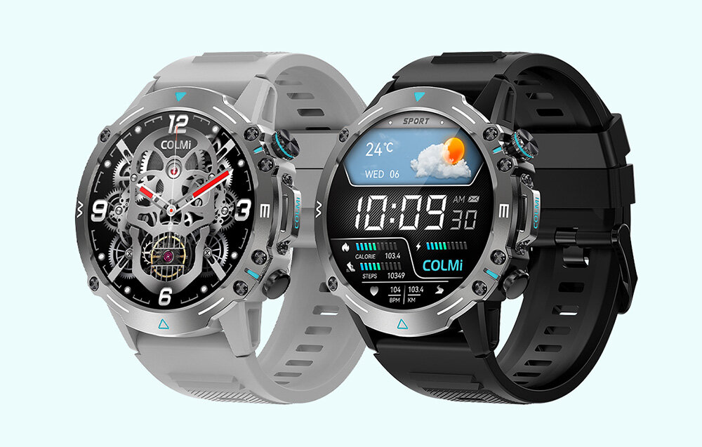 Smartwatch Colmi M42 kontakt ekran praca odporność certyfikat funkcje bluetooth sterowanie