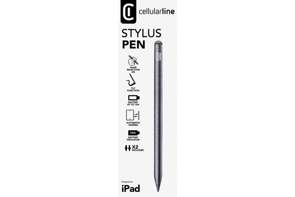 Rysik CELLULARLINE Stylus Pen Szary intuicyjne sterowanie ergonomiczny kształt iPad