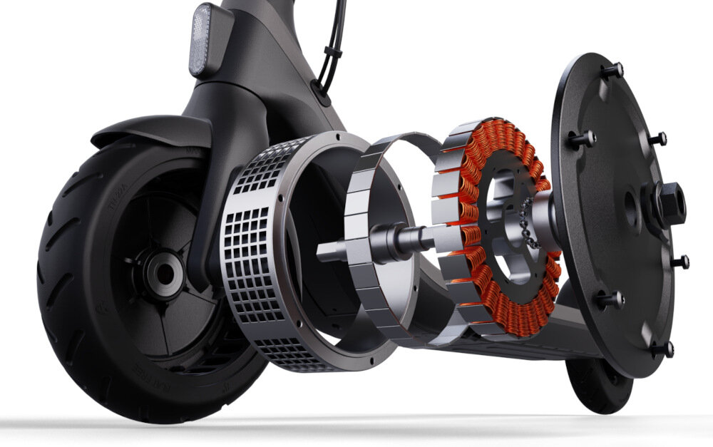Hulajnoga elektryczna SEGWAY Ninebot KickScooter E2 Pro Czarny silnik wydajny moc 350 W maksymalna predkosc do 20 km/h