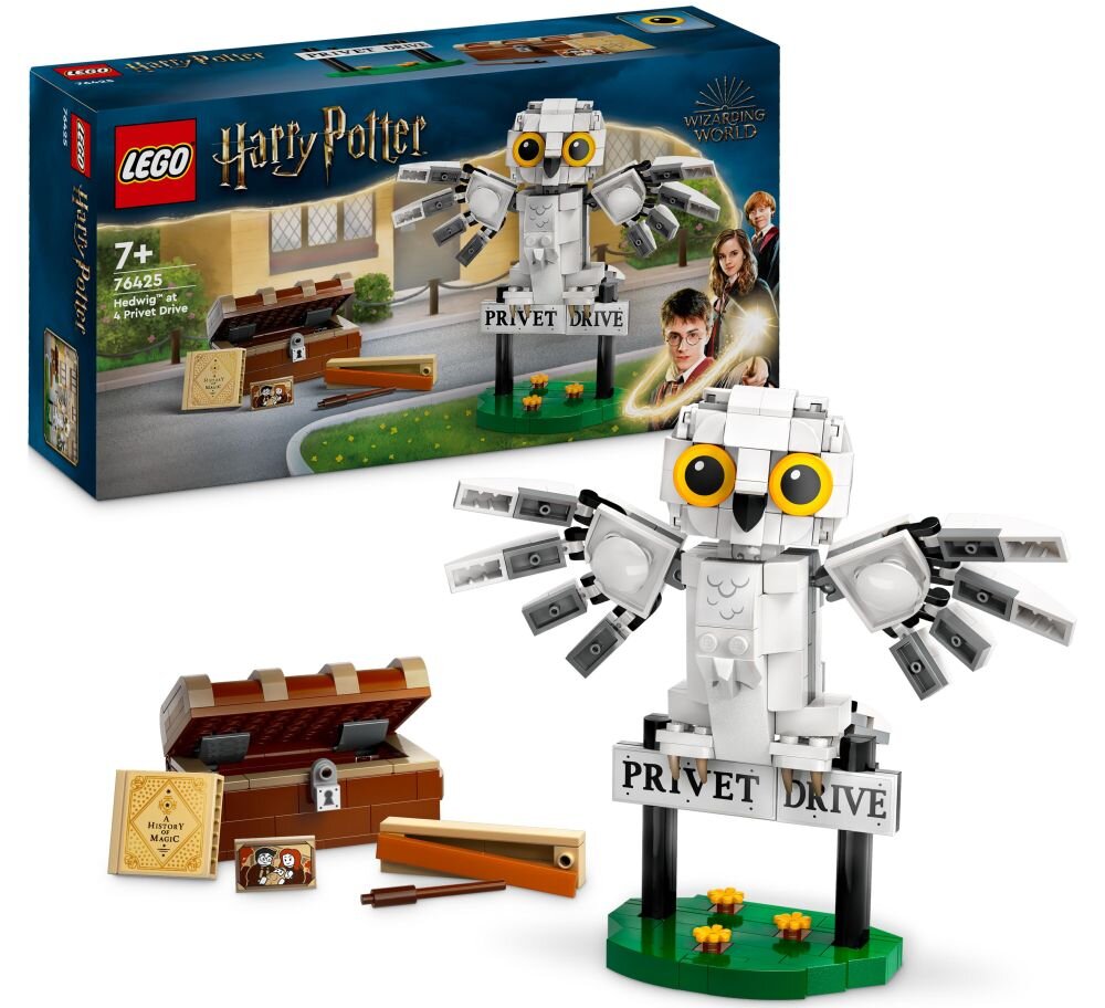 LEGO 76425 Harry Potter Hedwiga z wizytą na ul. Privet Drive 4    zestaw 