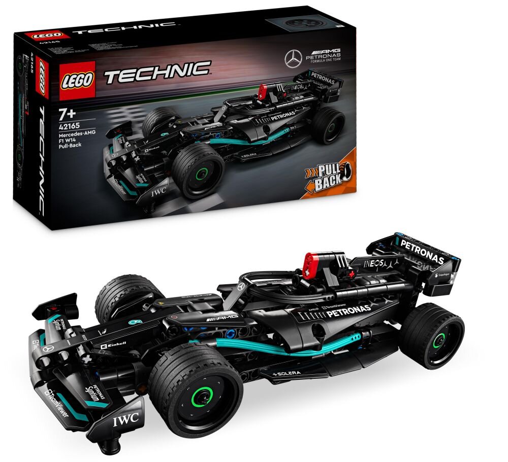 LEGO 42165 Technic Mercedes-AMG F1 W14 E Performance Pull-Back   klocki elementy zabawa łączenie figurki akcesoria figurka zestaw  