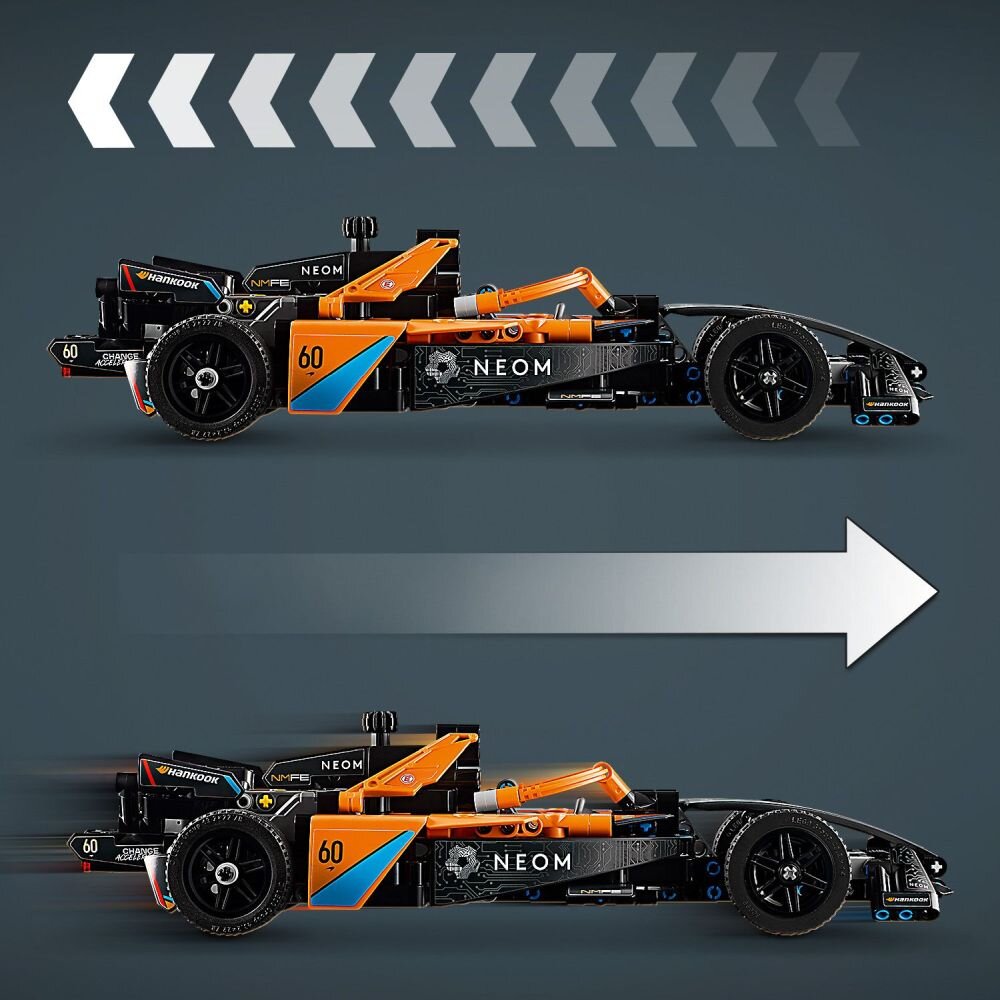 LEGO 42169 Technic NEOM McLaren Formula E Race Car   klocki elementy zabawa łączenie figurki akcesoria figurka zestaw 