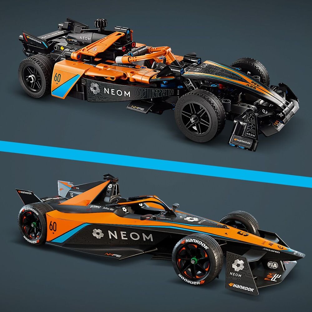 LEGO 42169 Technic NEOM McLaren Formula E Race Car   klocki elementy zabawa łączenie figurki akcesoria figurka zestaw 