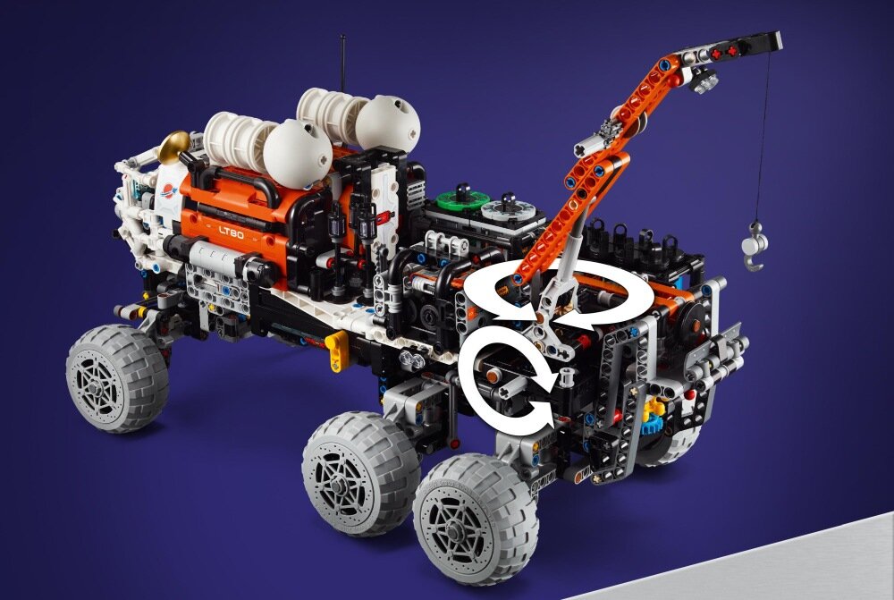 LEGO 42180 Technic Marsjański łazik eksploracyjny  klocki elementy zabawa łączenie figurki akcesoria figurka zestaw 