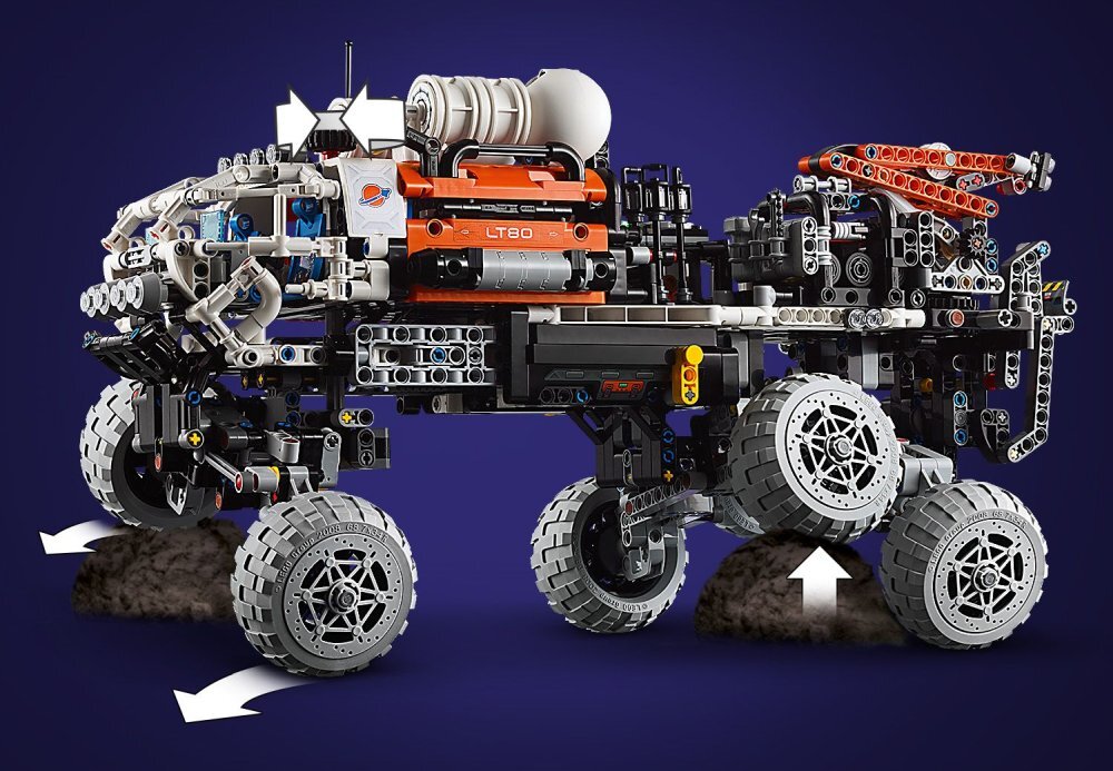LEGO 42180 Technic Marsjański łazik eksploracyjny  klocki elementy zabawa łączenie figurki akcesoria figurka zestaw 