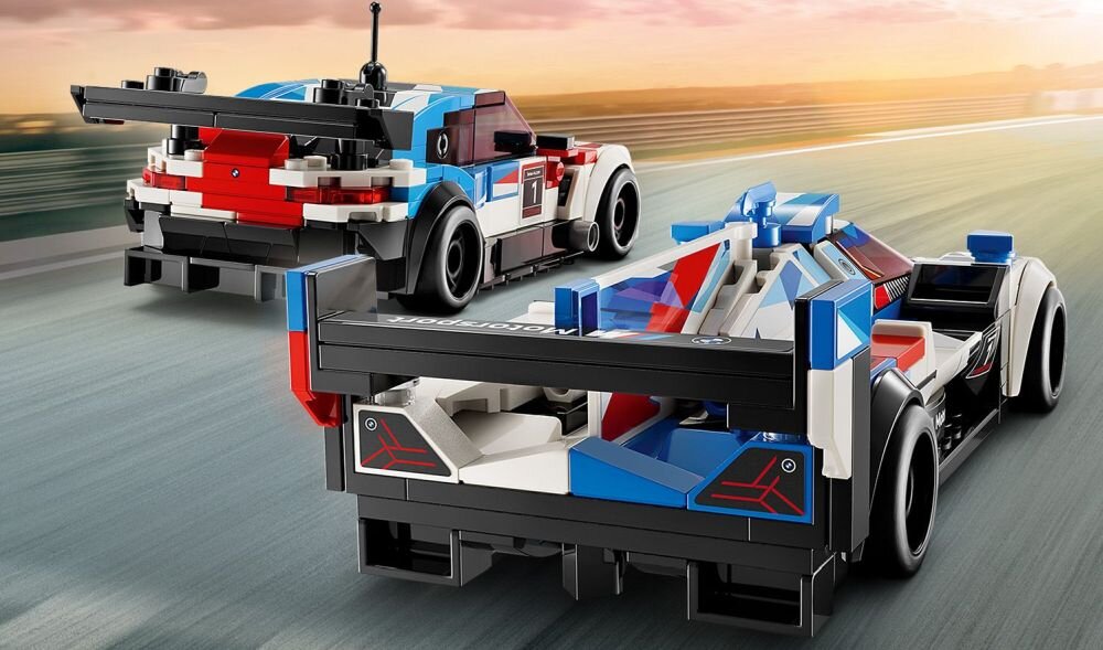 LEGO 76922 Speed Champions Samochody wyścigowe BMW M4 GT3 & BMW M Hybrid V8 Repliki