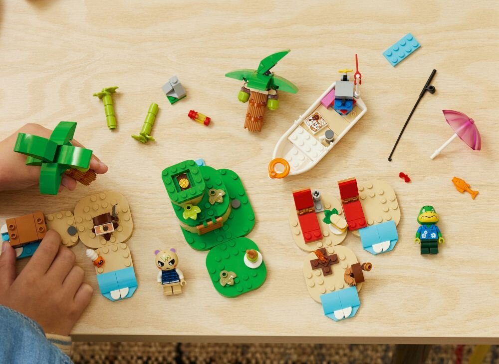 LEGO 77048 Animal Crossing Rejs dookoła wyspy Kappn umiejętności