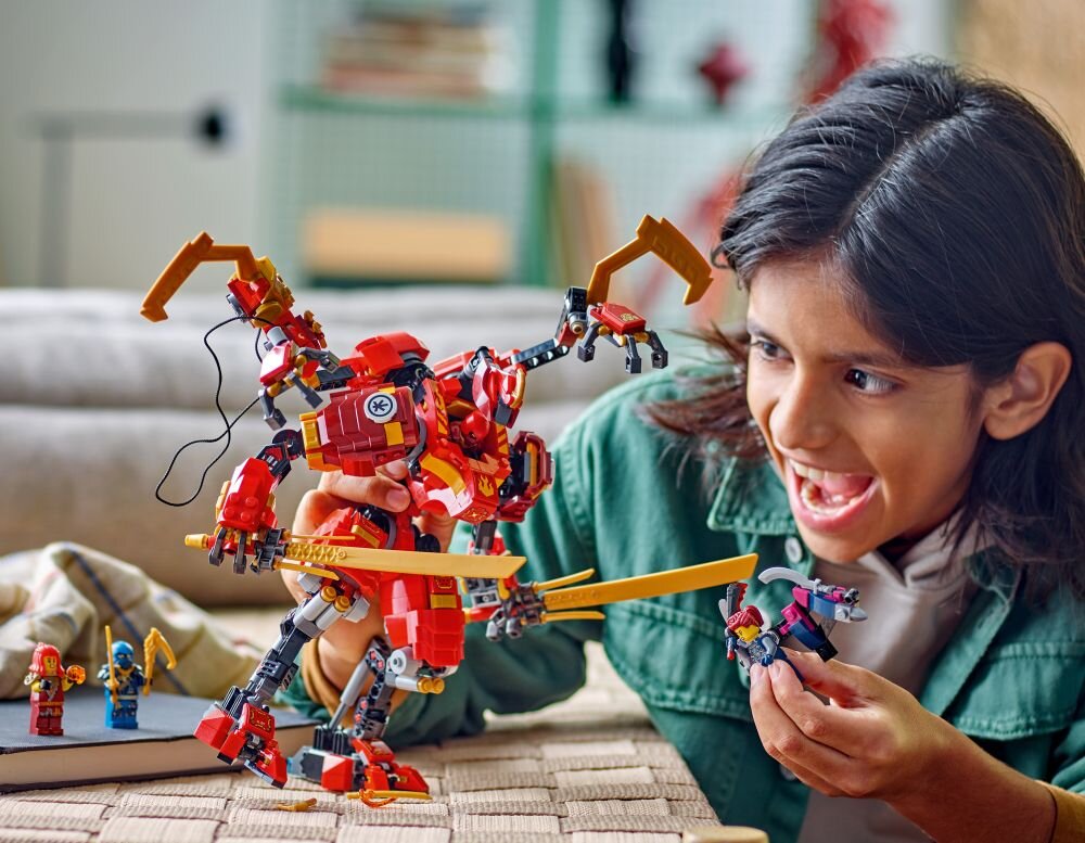 LEGO 71812 NINJAGO Wspinaczkowy mech ninja Kaia     klocki elementy zabawa łączenie figurki akcesoria figurka zestaw 