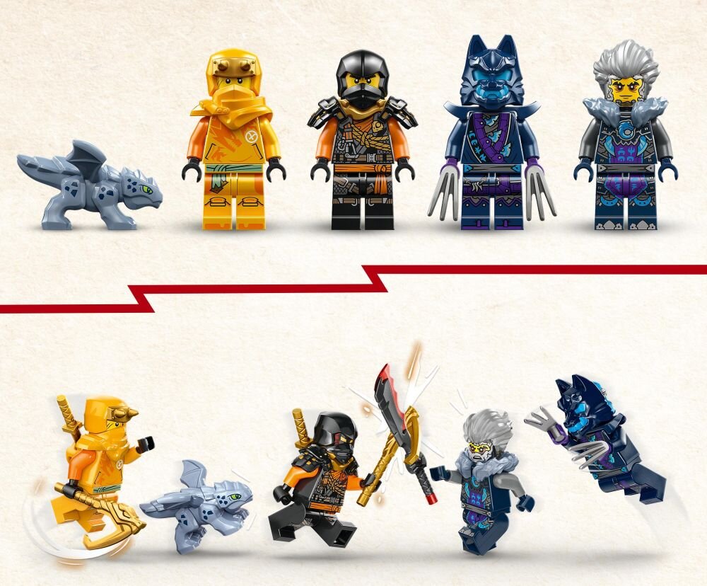 LEGO 71811 NINJAGO Łazik terenowy Ninja Arina    klocki elementy zabawa łączenie figurki akcesoria figurka zestaw 