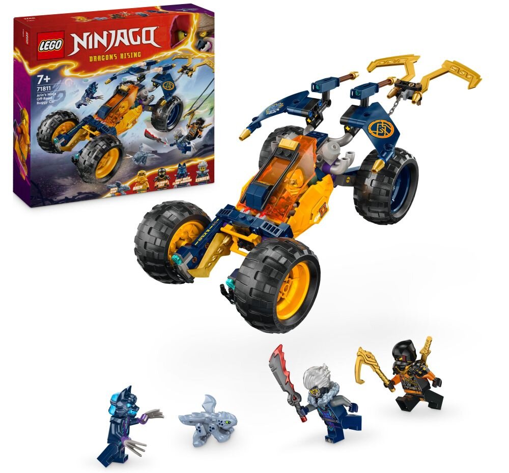 LEGO 71811 NINJAGO Łazik terenowy Ninja Arina    klocki elementy zabawa łączenie figurki akcesoria figurka zestaw 