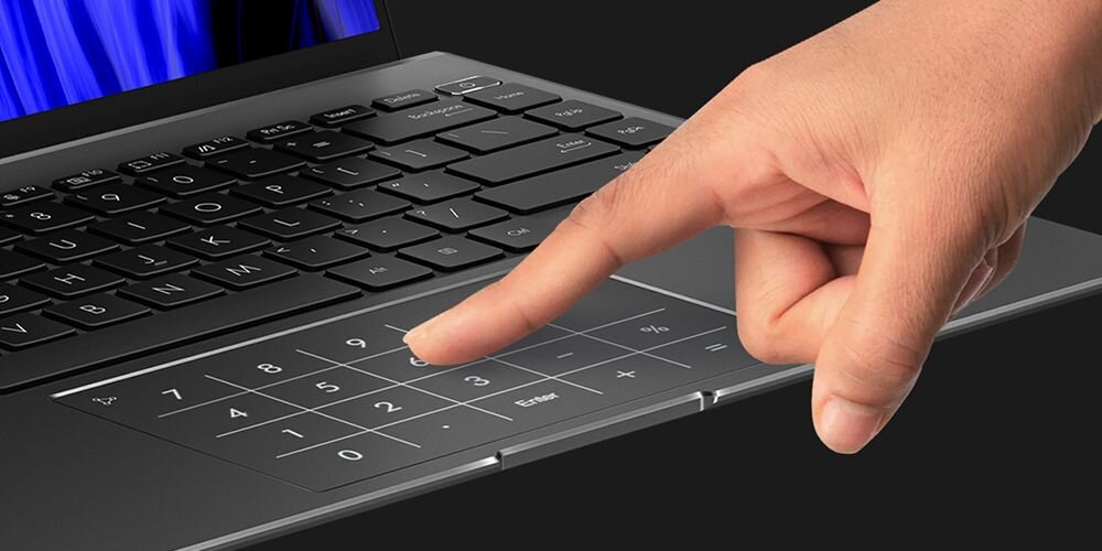 Laptop ASUS ZenBook UX3402VA - Ultrapłynny touchpad  