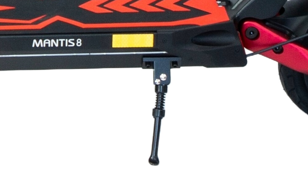 Hulajnoga elektryczna KAABO Mantis 8 Plus Czerwony skladana stopka wytrzymala nozka w centralnym punkcie ciezkosci