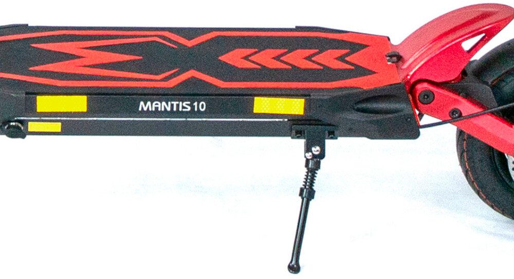 Hulajnoga elektryczna KAABO Mantis 10 Eco 800 Czerwony skladana stopka wytrzymala nozka w centralnym punkcie ciezkosci