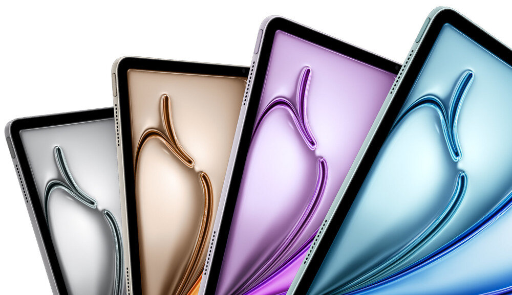 Tablet APPLE iPad Air 11 6 gen. 2024 256 GB Wi-Fi Niebieski obudowa z aluminium w 100% z recyklingu Touch ID Face ID