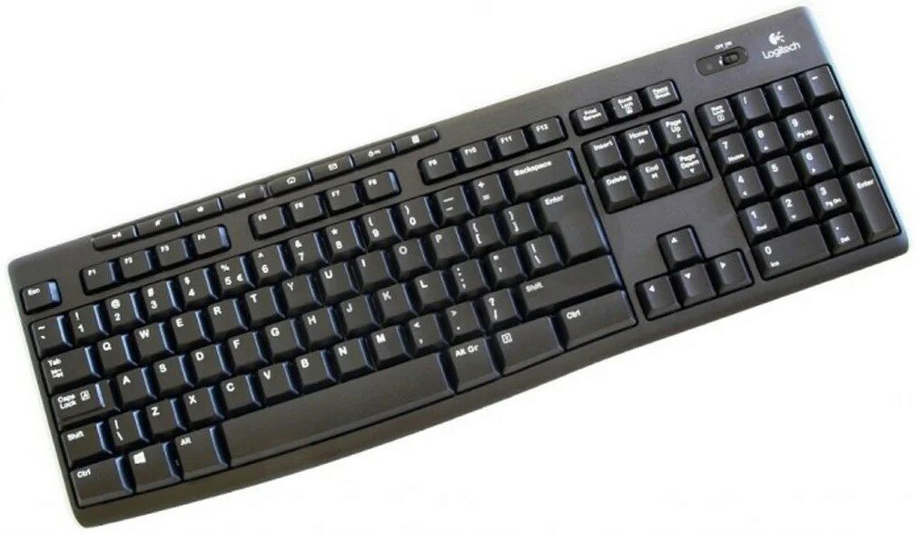 Klawiatura LOGITECH Wireless Keyboard K270 Bok Lewy