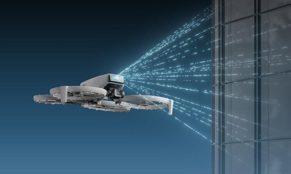 DJI Flip Fly More Combo Drone (DJI RC 2) датчики препятствий безопасность передача изображения модуль 4G