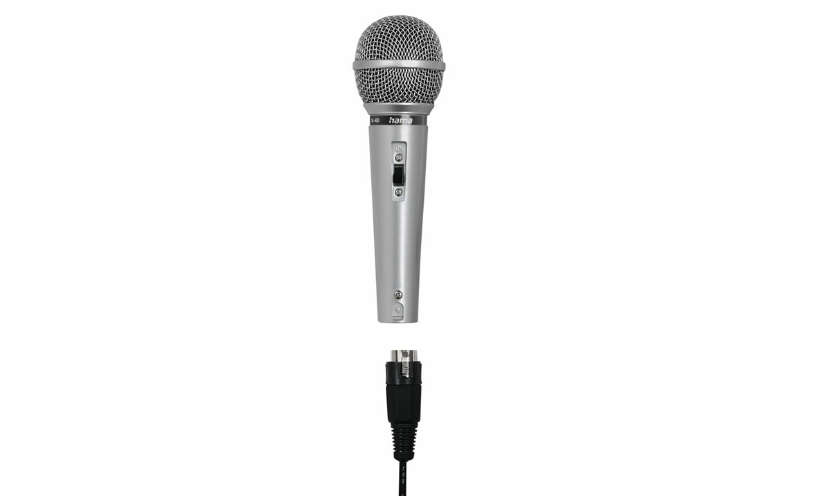 zdjęcie opisujące jakość dźwięku mikrofonu Hama DM 40 czysty dzwięk kareoke
