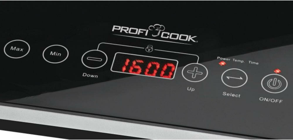 PROFI-COOK-PC-EKI-1062 sterowanie wyświetlacz led panel dotykowy ikonki