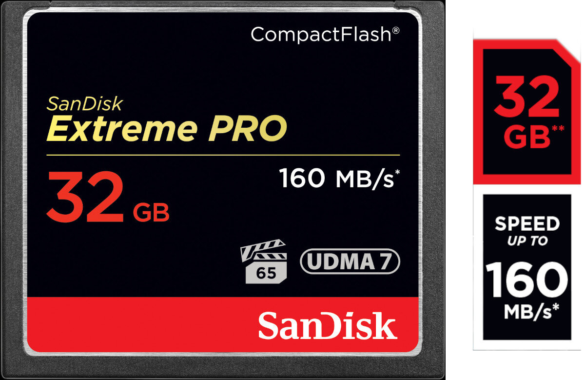 Karta pamieci SANDISK Compact Flash Extreme Pro 600X 32GB duza predkosc