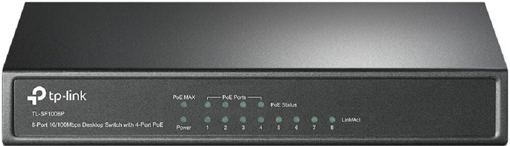 Switch TP-LINK TL-SF1008P - Funkcja PoE 