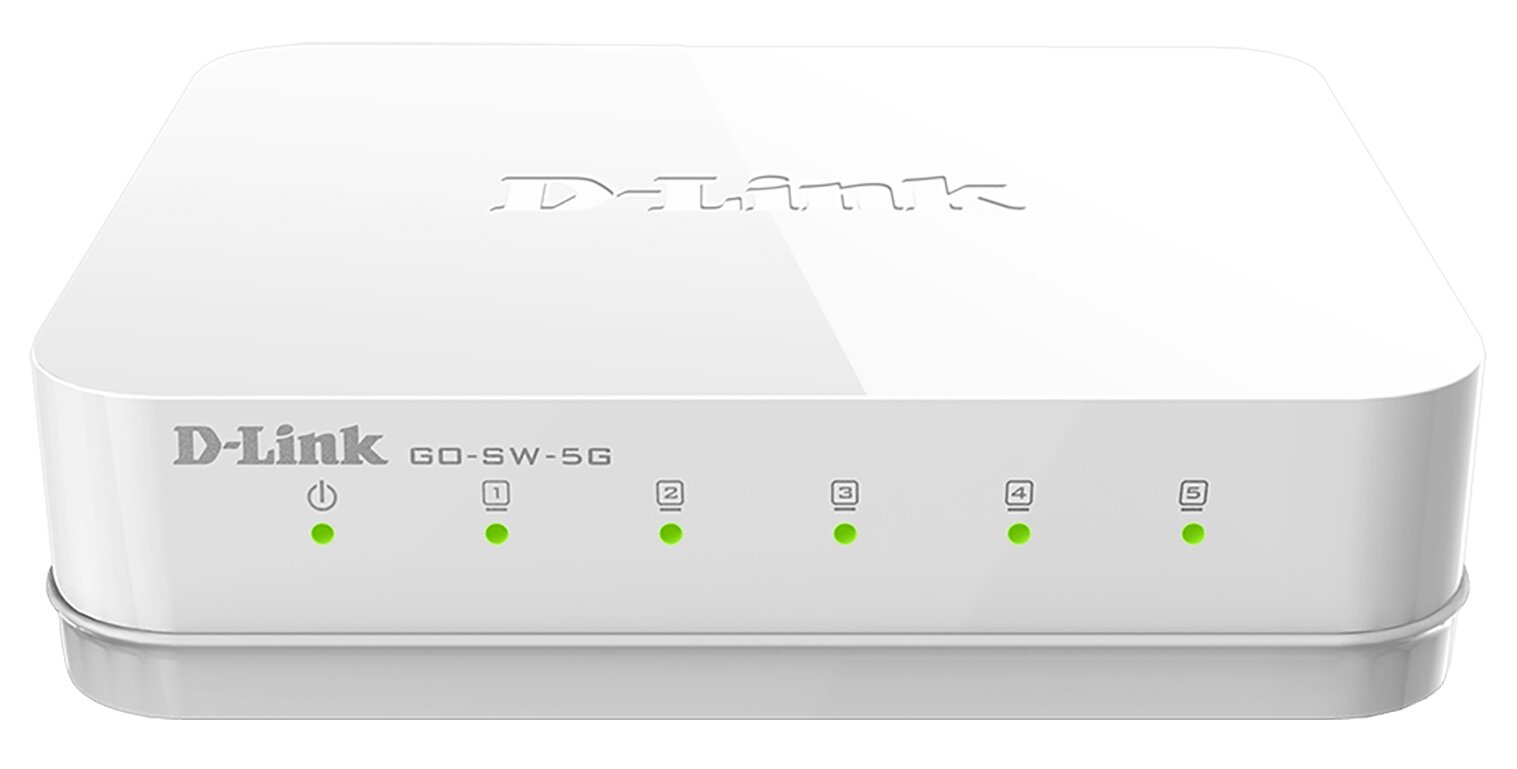Switch D-LINK GO-SW-5G - niewielki rozmiar Gigabit Ethernet funkcje zmniejszające zużycie prądu