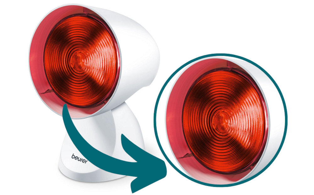 Lampa na podczerwień BEURER IL 21 3-stopniowy elektryczny timer wyświetlacz LED preferencje terapia funkcja automatycznego wyłączania