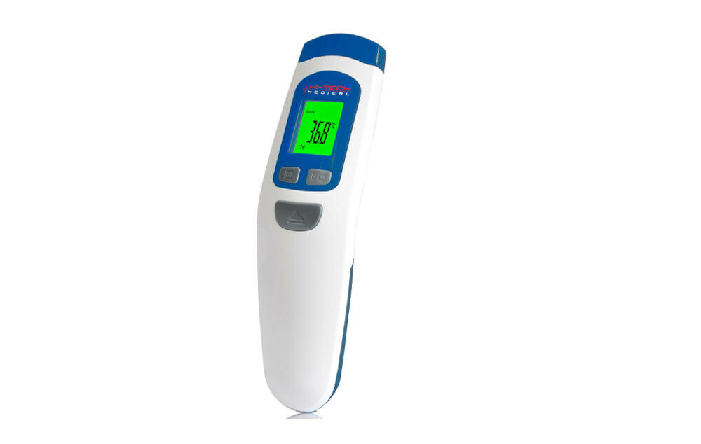 HITECH-MEDICAL-ORO-T30BABY termometr mierzenie temperatura promieniowanie czerwone podczerwień łatwy komfortowy wygodny obsługa bezdotykowy dokładność wyświetlacz lcd