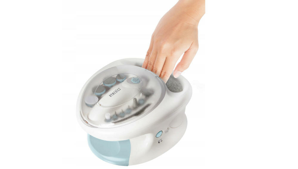 HOMEDICS-MAN-3023A suszarka paznokcie aromaterapia komfort masaż bąbelkowy dłonie ładowanie