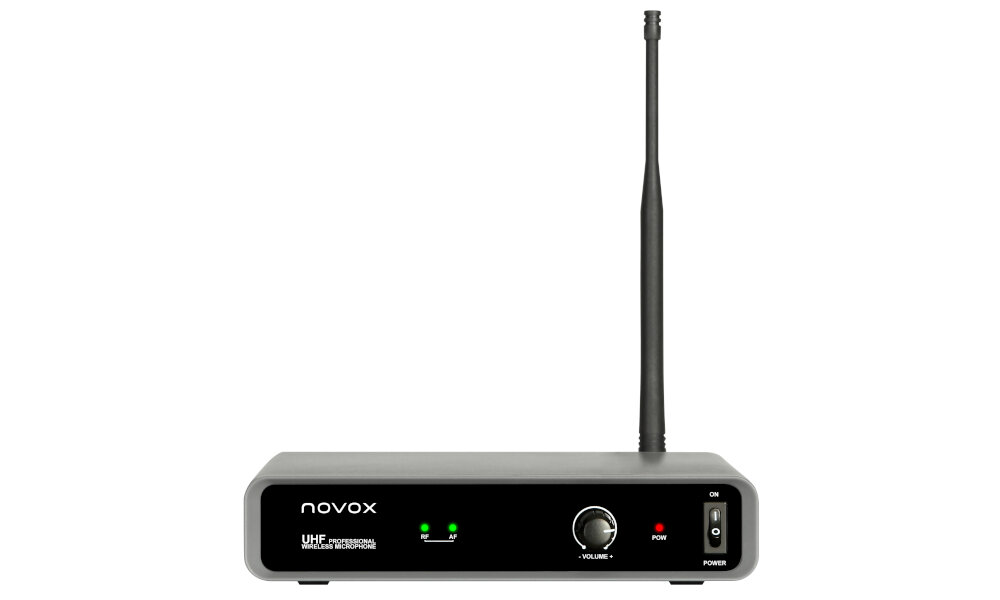 Zestaw z mikrofonem bezprzewodowym NOVOX Free H1 zakres dzialania