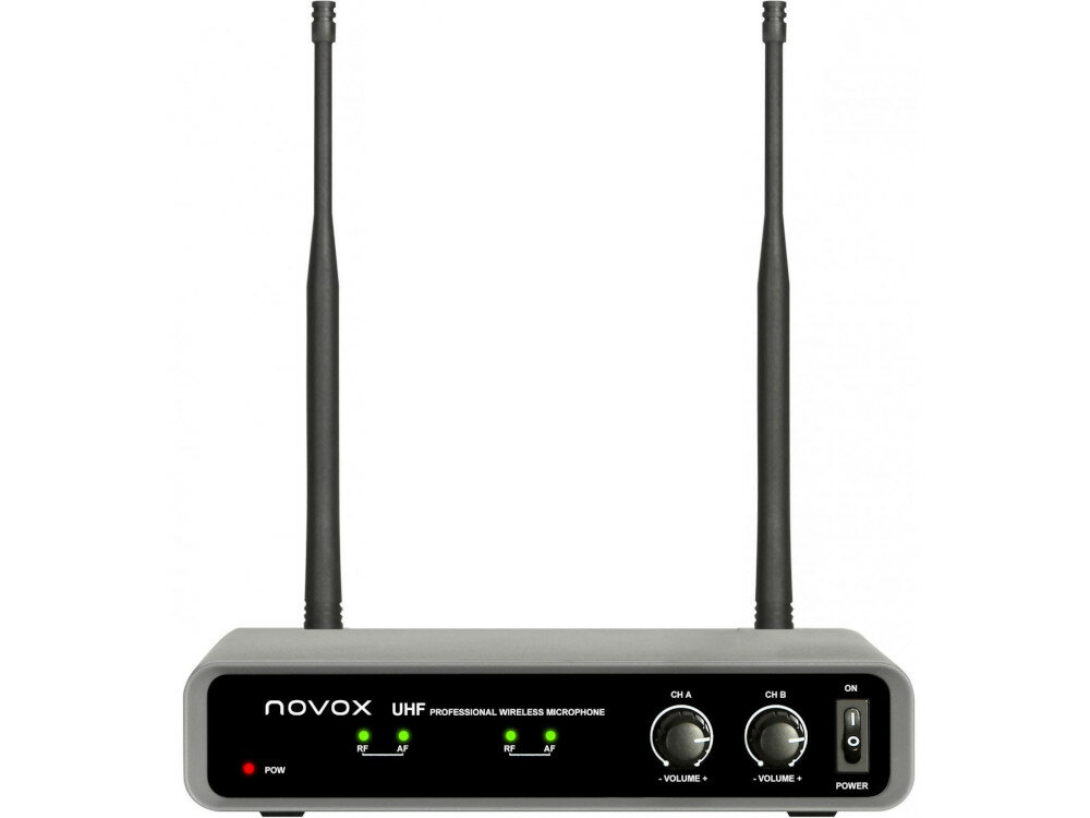 Zestaw bezprzewodowy NOVOX Free HB2 z dwoma mikrofonami wyglad