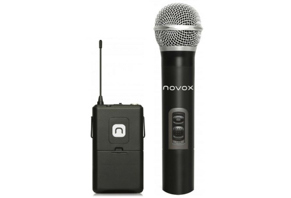 Zestaw bezprzewodowy NOVOX Free HB2 z dwoma mikrofonami mikrofony
